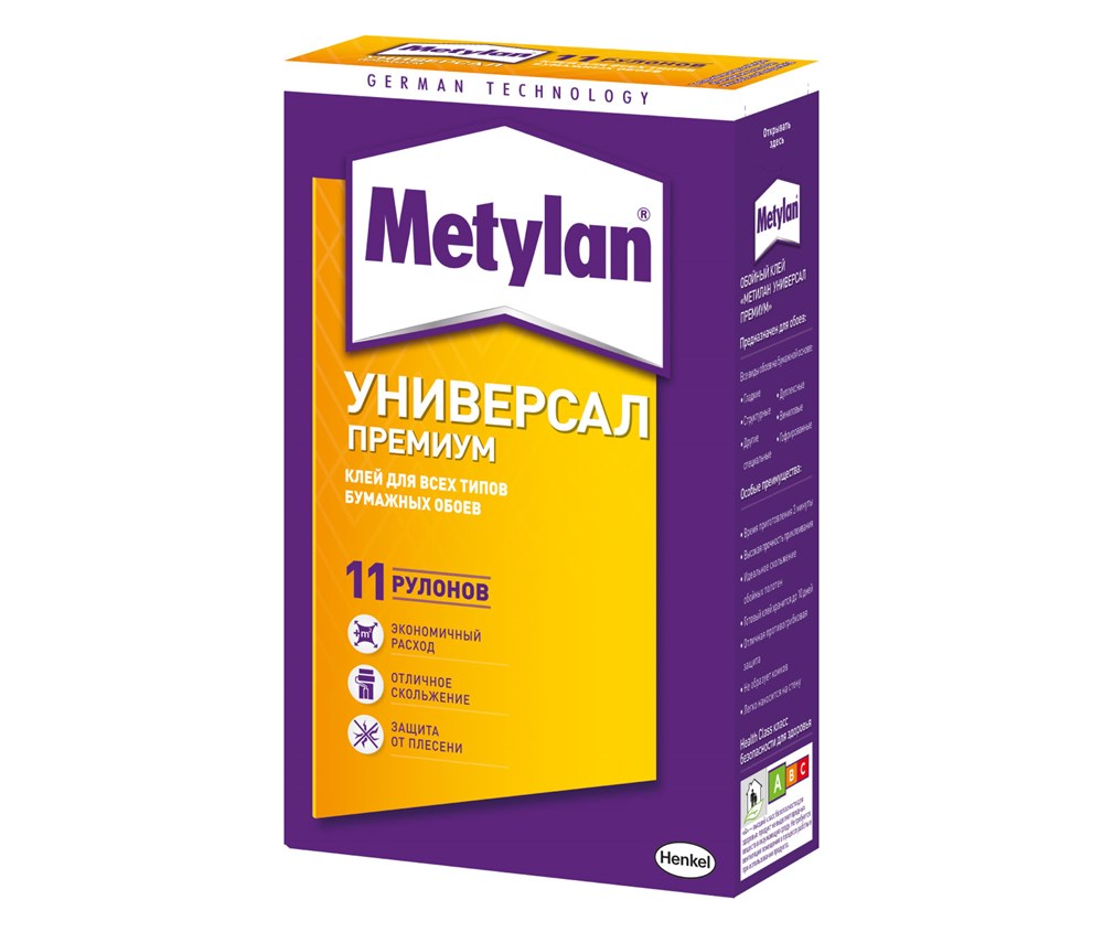 Клей обойный Metylan УНИВЕРСАЛ ПРЕМИУМ , 250 г, (шт.), арт. A-586526