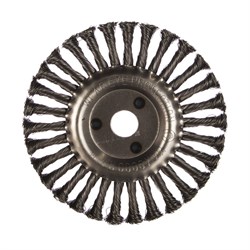 Щетка для УШМ, дисковая, стальная, 175/22,2 мм Ремоколор - фото 30682