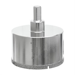 Коронка алмазная по стеклу и керамограниту, 65 х 67 мм, центрирующее сверло, (шт.) 35-4-465 Коронка алмазная по стеклу и керамограниту, 65 х 67 мм, центрирующее сверло, (шт.) 35-4-465