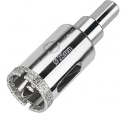 Коронка алмазная по керамограниту с центрирующим сверлом, 25х67 мм, РемоКолор Professional