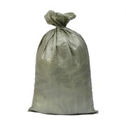 Мешок полипропиленовый для строительного мусора 80л, 40-50кг, зеленый 55 х 95 см (50шт.)