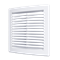 Решетка вентиляционная (1825РЦ) с сеткой неразъемная наклон. жалюзи 180х250 мм 52-9-202