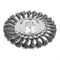 Щетка для УШМ, дисковая, стальная, диаметр 125мм, посадочная гайка М14 - фото 18951