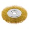 Щетка для УШМ, латунная, дисковая, 150 мм, посадочный диаметр 22,2 мм 45-2-115