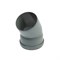 Отвод канализационный, серый, 30 градусов, 110мм 138-432