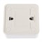 Выключатель накладной, двухклавишный, 10А белый, Олимп 89-7-021