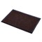Коврик придверной РЕБРО ПВХ, полиэстер, коричневый, 50х80см 70-1-585