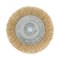 Щетка-крацовка со шпилькой для дрели, круглая, диаметр 75 мм 45-3-107