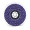 Круг шлифовальный коралловый, синтетический, торцевой, Purple, зернистость очень грубая, 125/22,2мм 37-1-405