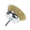 Щетка-крацовка со шпилькой для дрели, "чашка"  75 мм 45-2-407